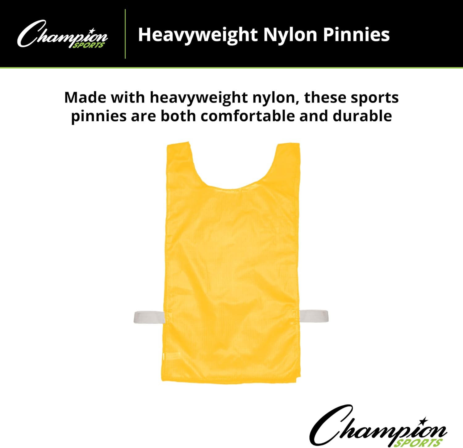 Champion Sports Heavyweight Nylon Pinnie - Multiple Colors (Pack of 12)