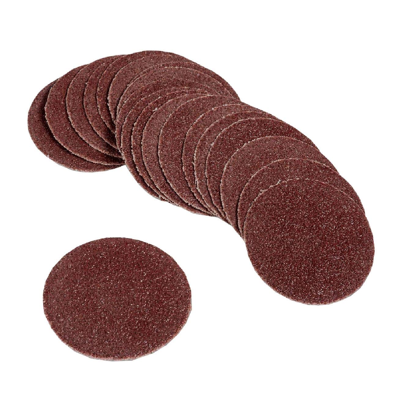 HILDA 2-Inch Hook & Loop Sanding Discs – 30 Pack, 120 Grit