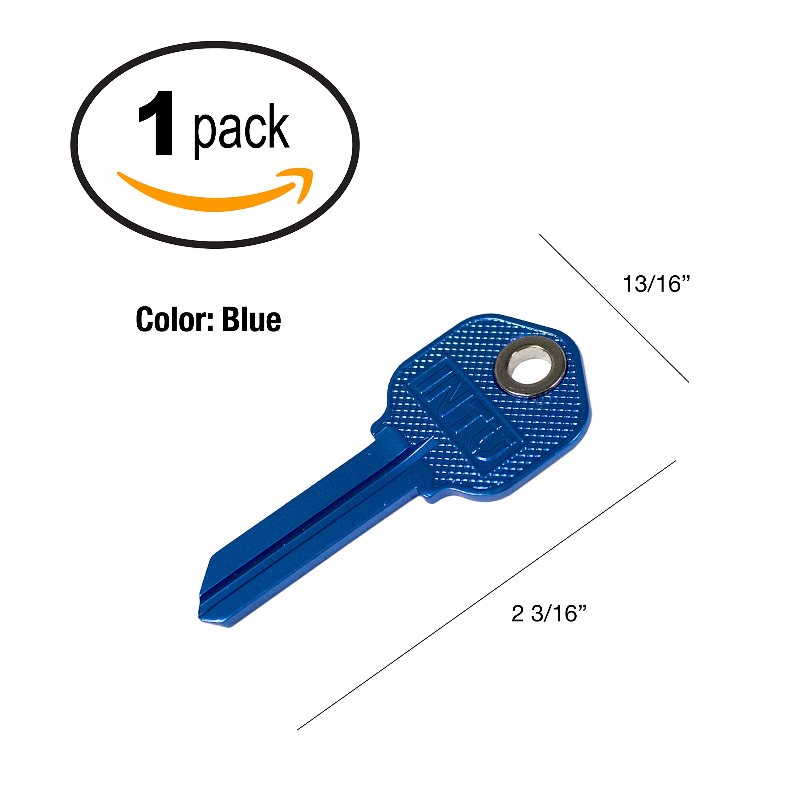 Lucky Line Anodized Blue Lightweight Aluminum Magnetic House