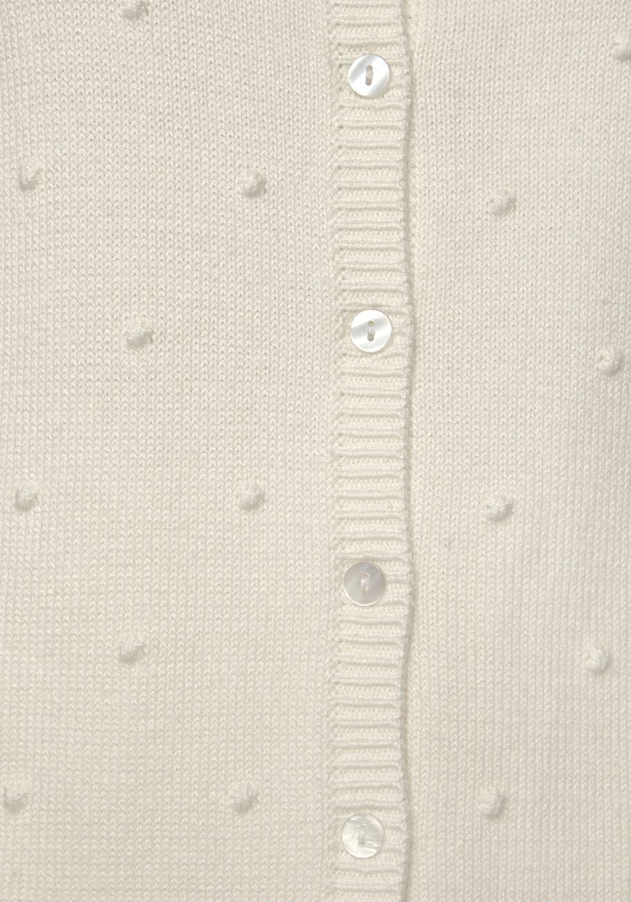 LASCANA Women's Puff Sleeve Cardigan – Elegant Knit Jacket, Stylish Ladies Cardigan for Layering