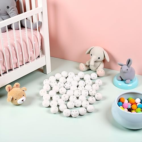 Miniatura 3 de 10 piezas de sonajero blanco, caja de sonajero para reparar el ruido de la muñeca, sonajero para muñecos de marionetas de animales, sonajeros y
