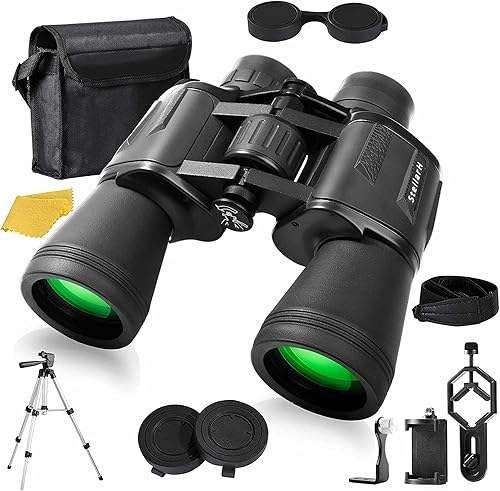 Binoculares HD de 12 x 50 pulgadas para adultos con kit de fotografĂa adaptador de telĂ©fono inteligente bolsa de transporte universal para trĂpode y Binoculares HD de 12 x 50 pulgadas para adultos con kit de fotografĂa adaptador de telĂ©fono inteligente bolsa de transporte universal para trĂpode y