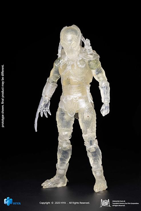 Hiya Toys Predators: Invisible Tracker Predator 1:18 Scale Action Figure, Multicolor