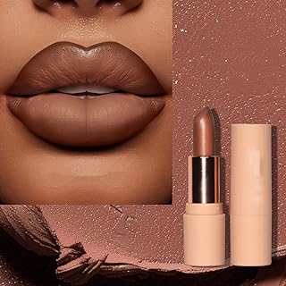 MAEPEOR Semi Matte Lipstick Creamy Natural Nude Lipstick Moisturizing and Smooth Lip Combo Set for All Skin (Color 302)