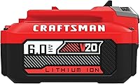 Vista 9 de Batería de herramienta eléctrica de iones de litio CRAFTSMAN V20 6Ah (CMCB206)