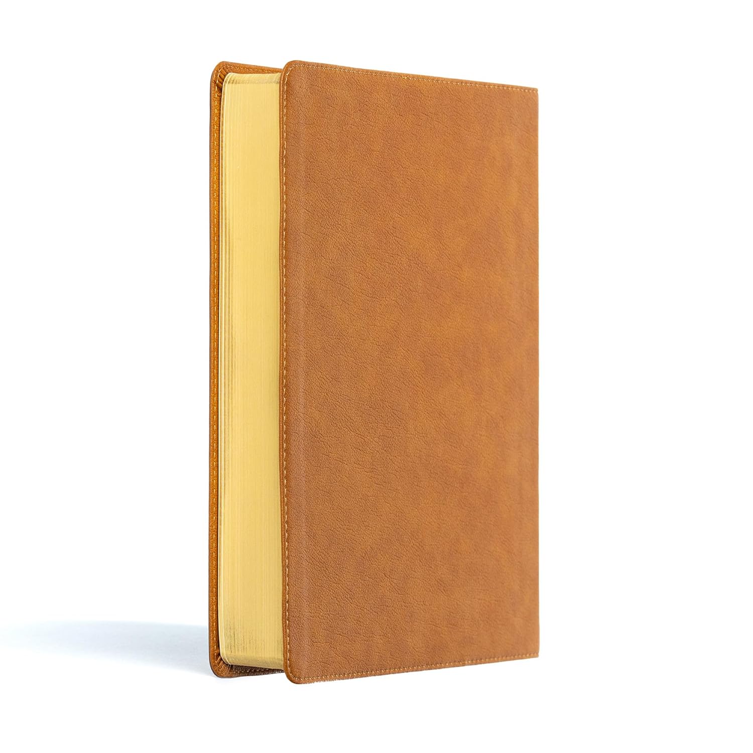 KJV Notetaking Bible, Large Print Edition, Camel LeatherTouch, KJV Holy Bible, Red Letter, Wide Margins, Journaling Space, Single-Column, Reading Plan, Easy-to-Read Bible MCM Type - Image 3