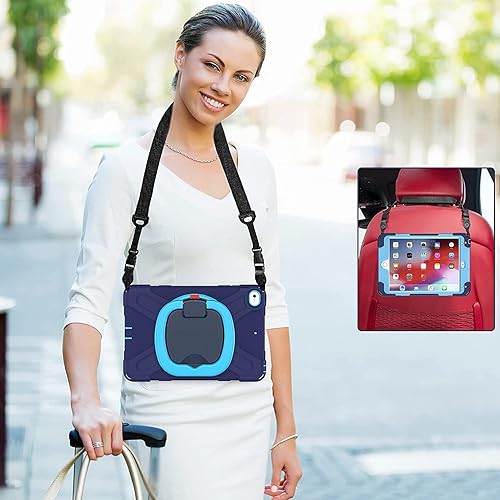 Vista 336 de Funda para iPad (A16) de 11 pulgadas 2025, Aslo para iPad 10 de 10.9 pulgadas 2022, funda resistente a prueba de golpes, soporte giratorio, soporte