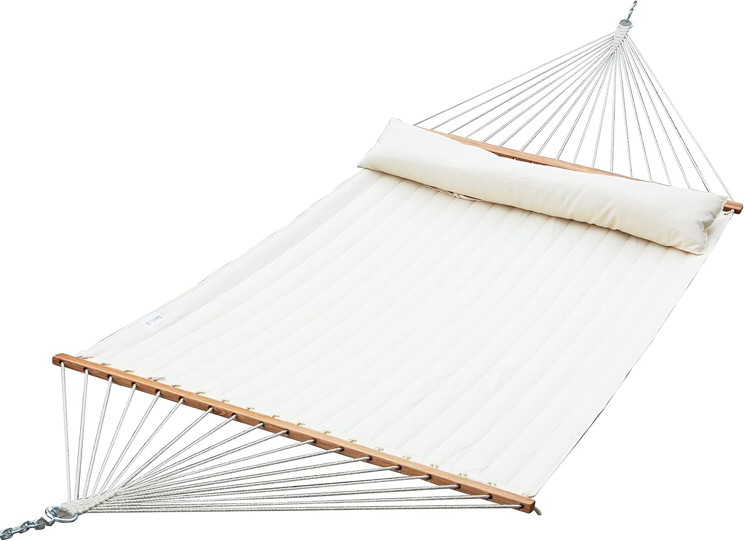 Ceara Patio Hammock Olefin Hammock Double Hammock for Two People Outdoor Patio Swing Chair Quilted Hammock Use Inside Outside Backyard Decor Porch Swing - Blue