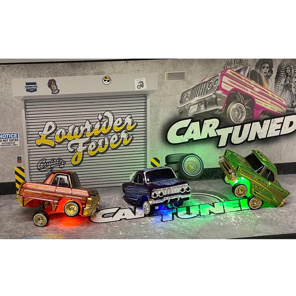 Amazon | CAR TUNED 1:64 LOW RIDERS SHOW GLOW SERIES 2 - SET