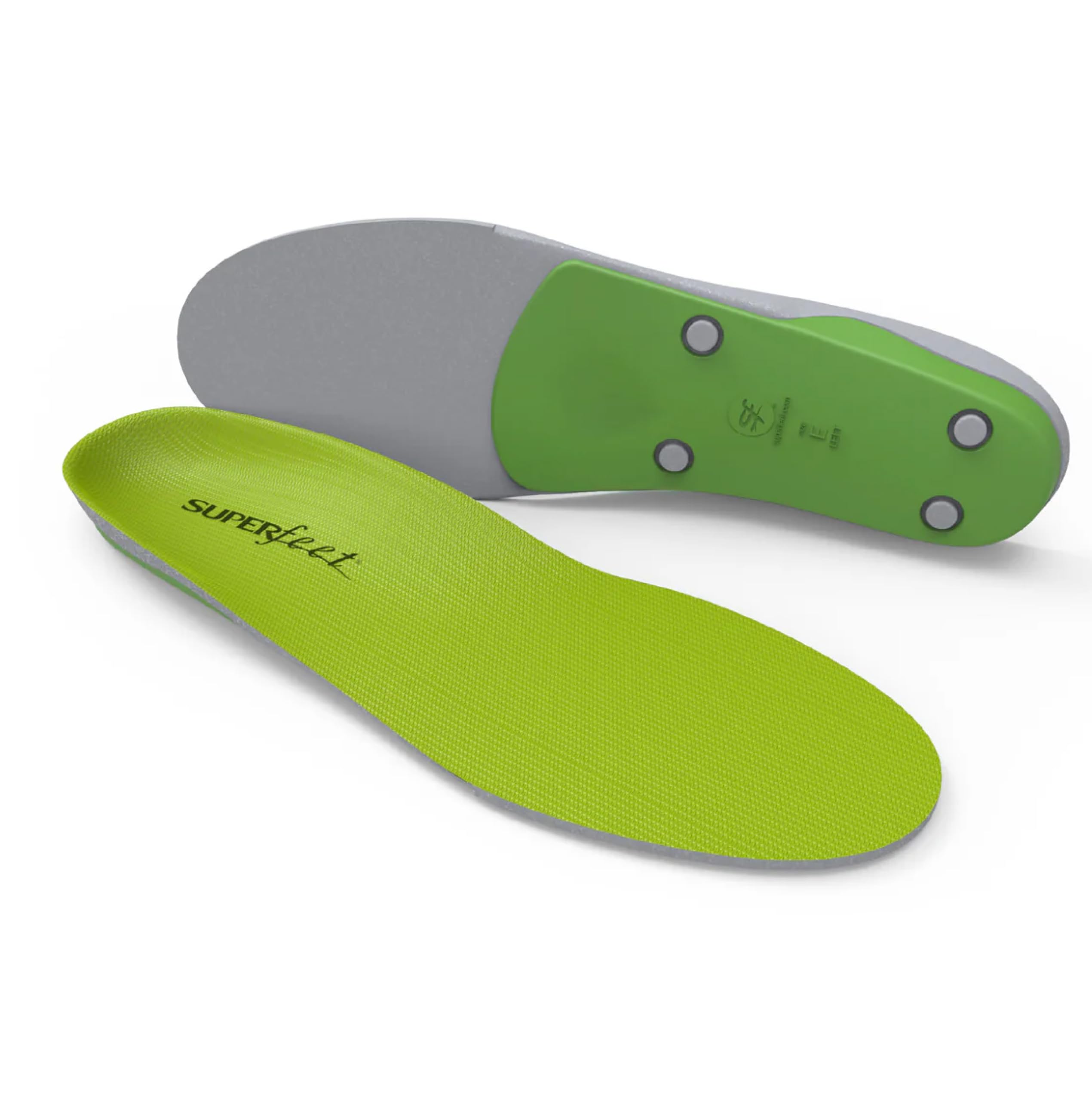Superfeet GREEN Insoles, Professional-Grade High Arch Support, Orthotic Shoe Inserts for Maximum Support, Unisex, Green