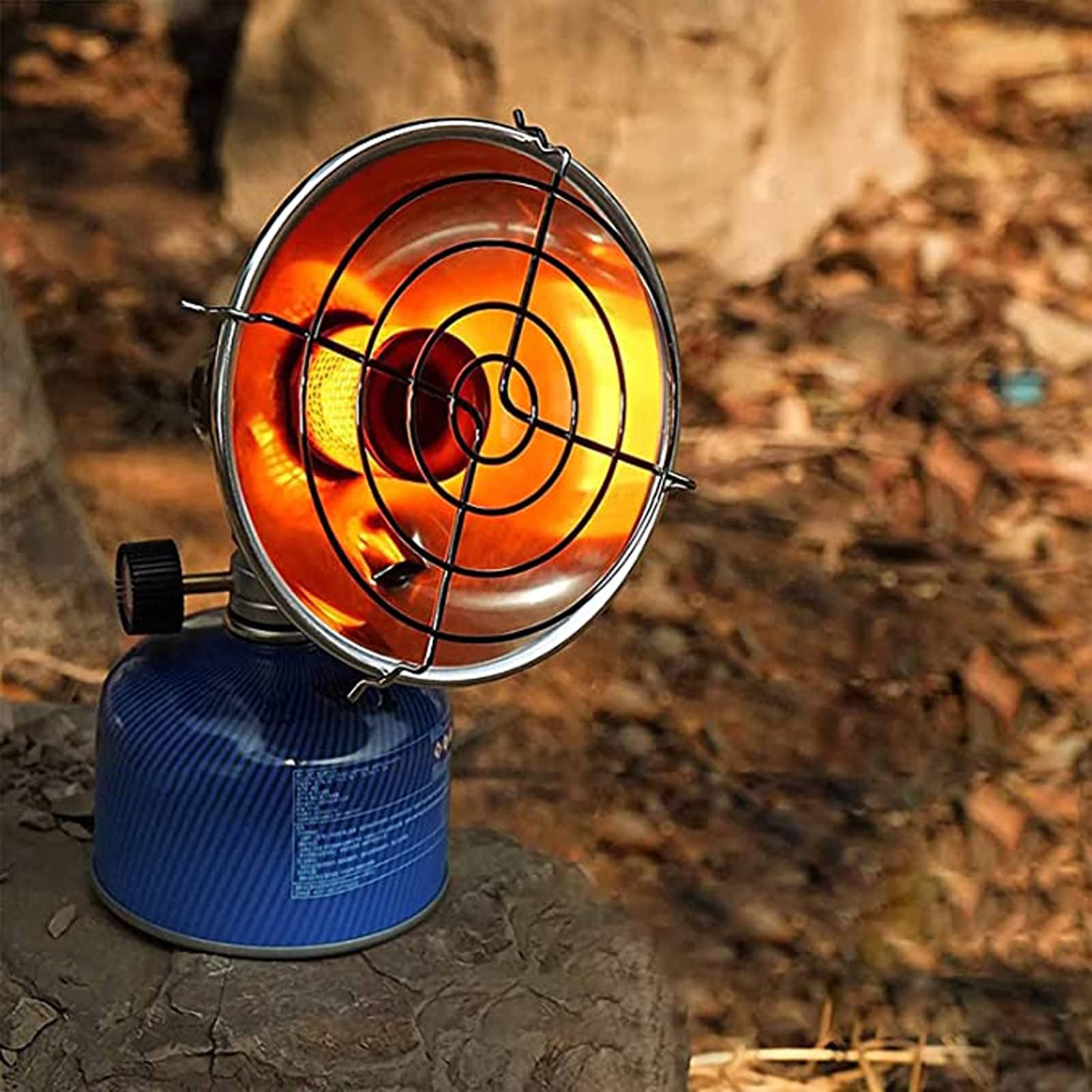 NaoSIn-Ni Outdoor Proper-grzejnik elektryczny, ze stali nierdzewnej, przenośny grzejnik pokojowy, do sypialni, garażu, na taras, kemping