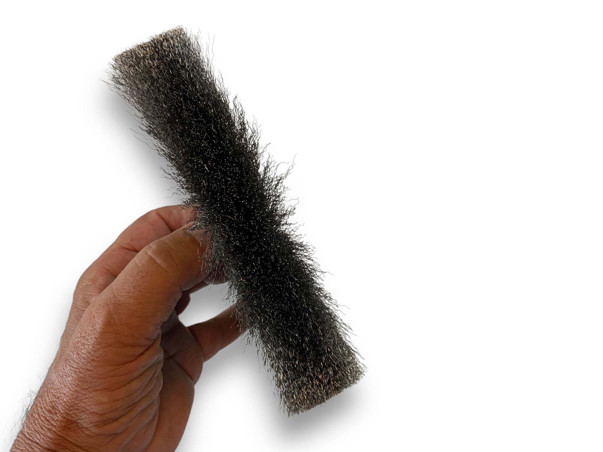 Brosse circulaire INOX | Ø 200 mm | Epaisseur 3 rangs | Fil souple 0.20 mm ondulé | Alésage 32 mm + réducteur bague 25/22/20/16/12 mm | Touret meuleuse affûteuse ponceuse | Kibros 238203IV