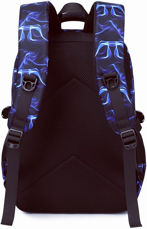 School Backpacks Teenagers Child Backpack Big Kids Youth School Backpack School Institute, 1 - Football Blue, Classic
