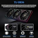 Thermalright Wonder Vision 360 UB ARGB Black CPU AIO Cooler,360mm Radiator, 2K 60HZ Curved Screen with 2400x1080 Resolution,for AM4/AM5,Intel LGA1851/1700,6.67in 3D Screen High Performance Pump gallery image
