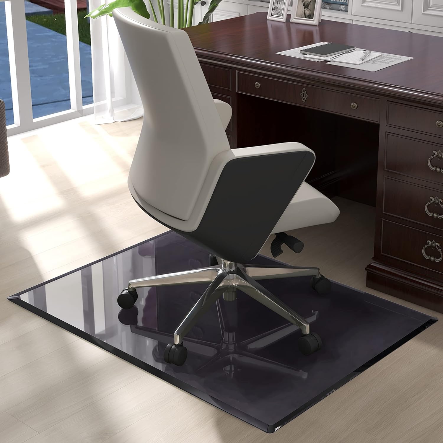 Poshions Bodenschutzmatte Bürostuhl Unterlage 120x100cm