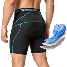 Men's Cycling Shorts MTB Liner Shorts with 4D Padded Bike Underwear, Quick-Dry Breathable Shockproof Bicycle Underwear