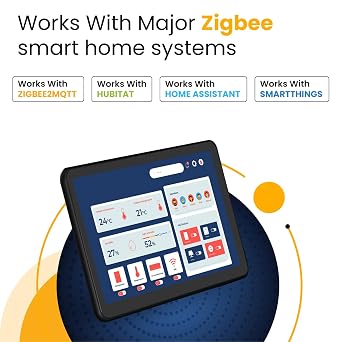 Smart Scene Switch with 5 Buttons and rotating wheel, compatible with Home Assistant and other major Zigbee hubs
