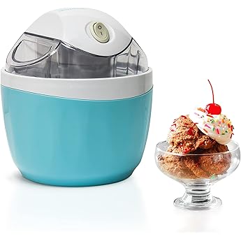 Nostalgia Electric Ice Cream Maker - Old Fashioned Soft Serve Ice Cream Machine Makes Frozen Yogurt or Gelato in Minutes - Fun Kitchen Appliance - Vintage Wooden Style - Dark Wood - 4 Quart