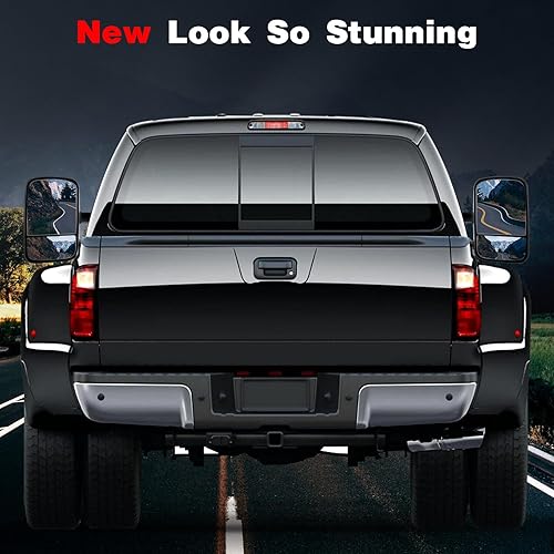 Miniatura 2 de Espejos de remolque aptos para Cadillac para Chevy para GMC Escalade Silverado Sierra 2003-2007 Reemplazar potencia ajustada, función calefactable,