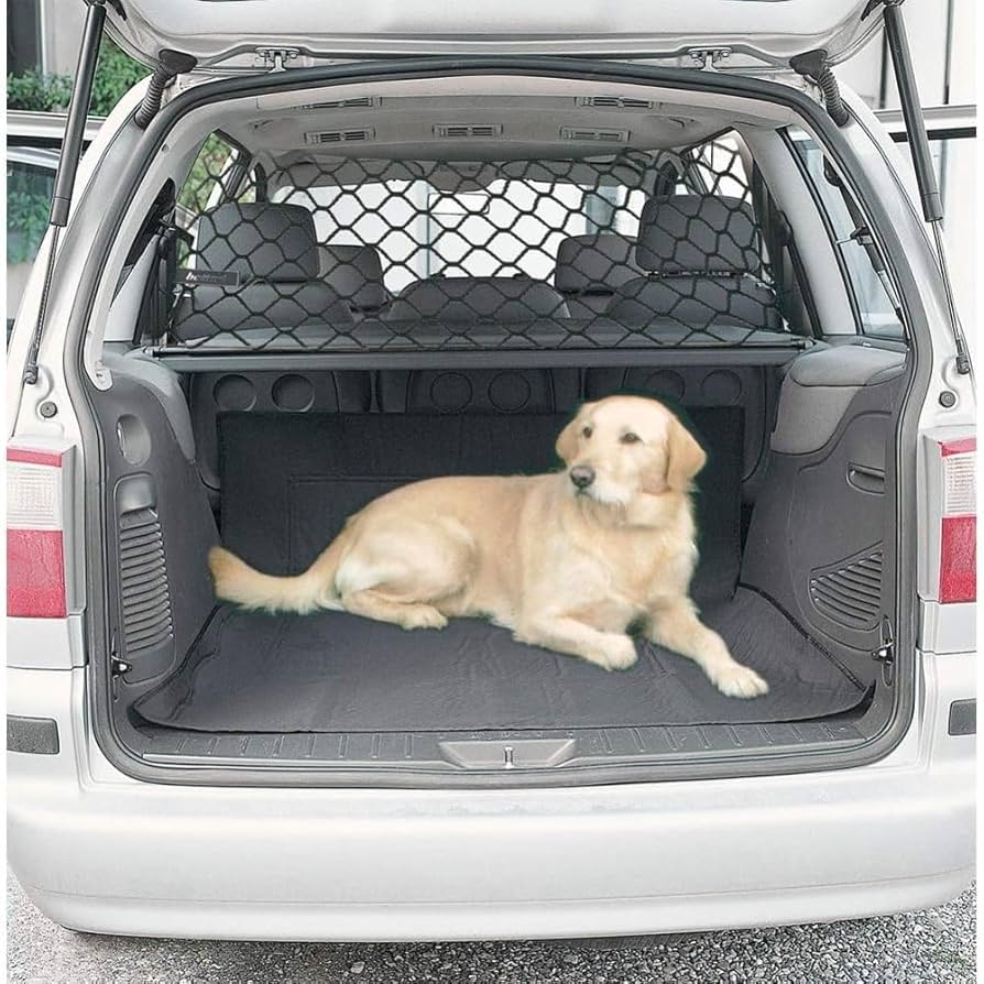Cachpib Car Safety Barrier Dog Net, Separation Net For The Boot Of Pets