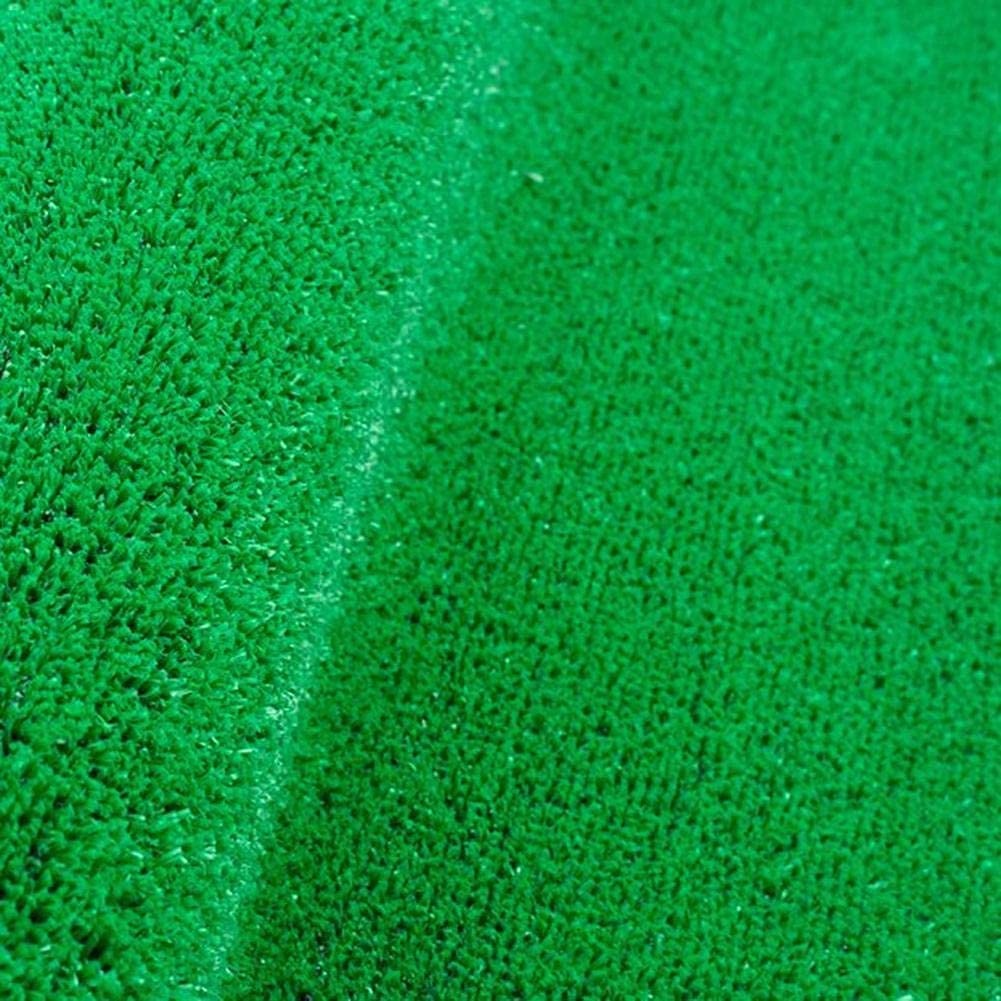 BRICOZONE Prato Sintetico Manto Erboso Rotolo Erba Artificiale 7 mm Realistica Giardino Tappeto Erboso Sintetico Anti UV Atossico Drenante per Viali Piscina Terrazzo Aree Giochi (2 x 10 mt (20 mq))