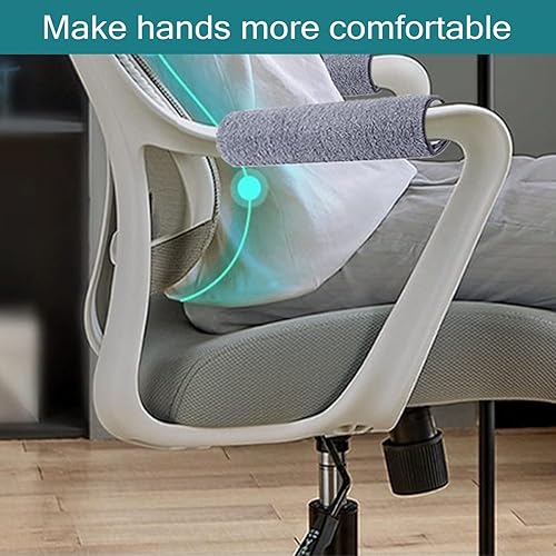 Miniatura 6 de 2 fundas para reposabrazos de silla de ruedas, tiras autoadhesivas ampliadas, cómodas y protectoras para sillas de ruedas, sillas de oficina y