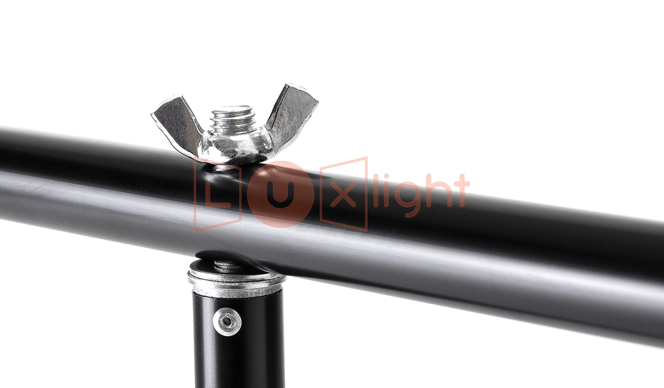 Light Stand and White PVC Vinyl Photography Backdrop Kit Luxlight