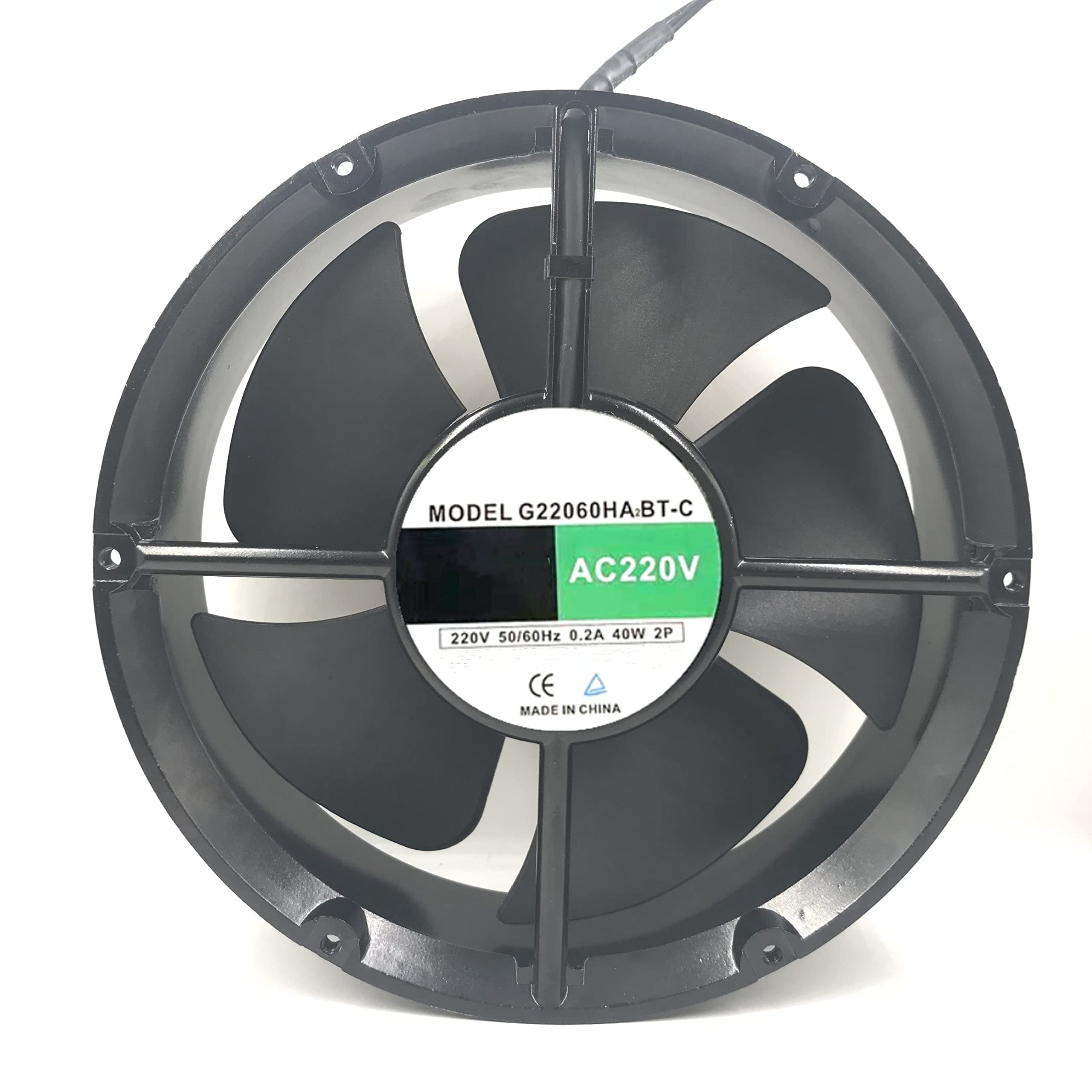 FCARUMIQP 220V 0.2A 40W 22060 Cooling Fan 220X220X60mm