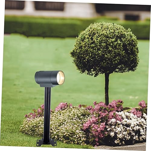 Miniatura 5 de Housoutil 1 juego de luces solares de calle, extensiones de poste soportes de montaje de luces solares al aire libre luces solares de jardín soporte