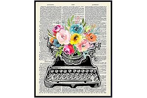 Vintage Floral Dictionary Pages for Nostalgic Home Decor