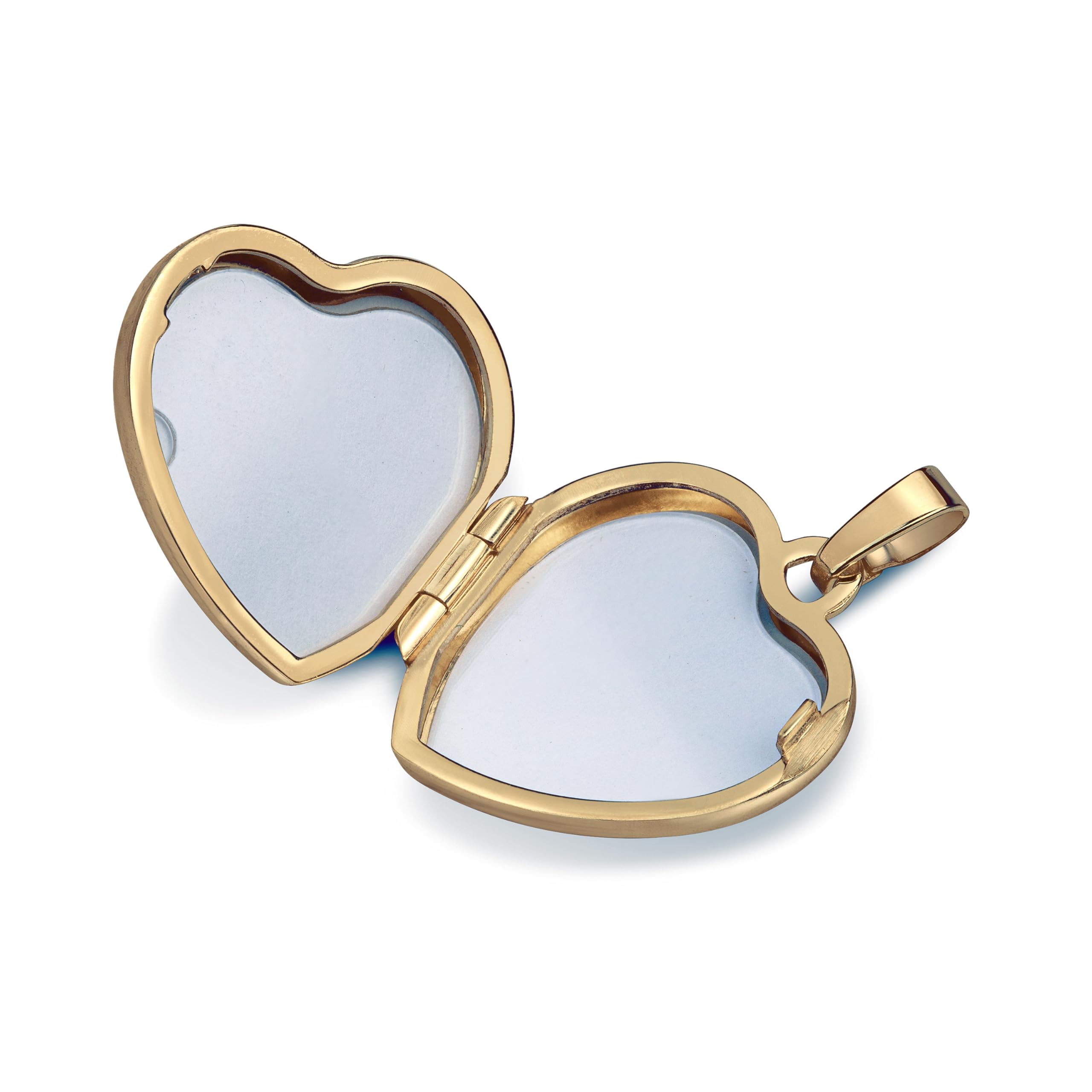 Herz Medaillon Antik-mattiert-geschwärzt zum Öffnen Anhänger für 2 Bilder 585 Gold Bild Amulett oval für Damen mit Halskette oder ohne Kette wählbar + Schmuck-Etui