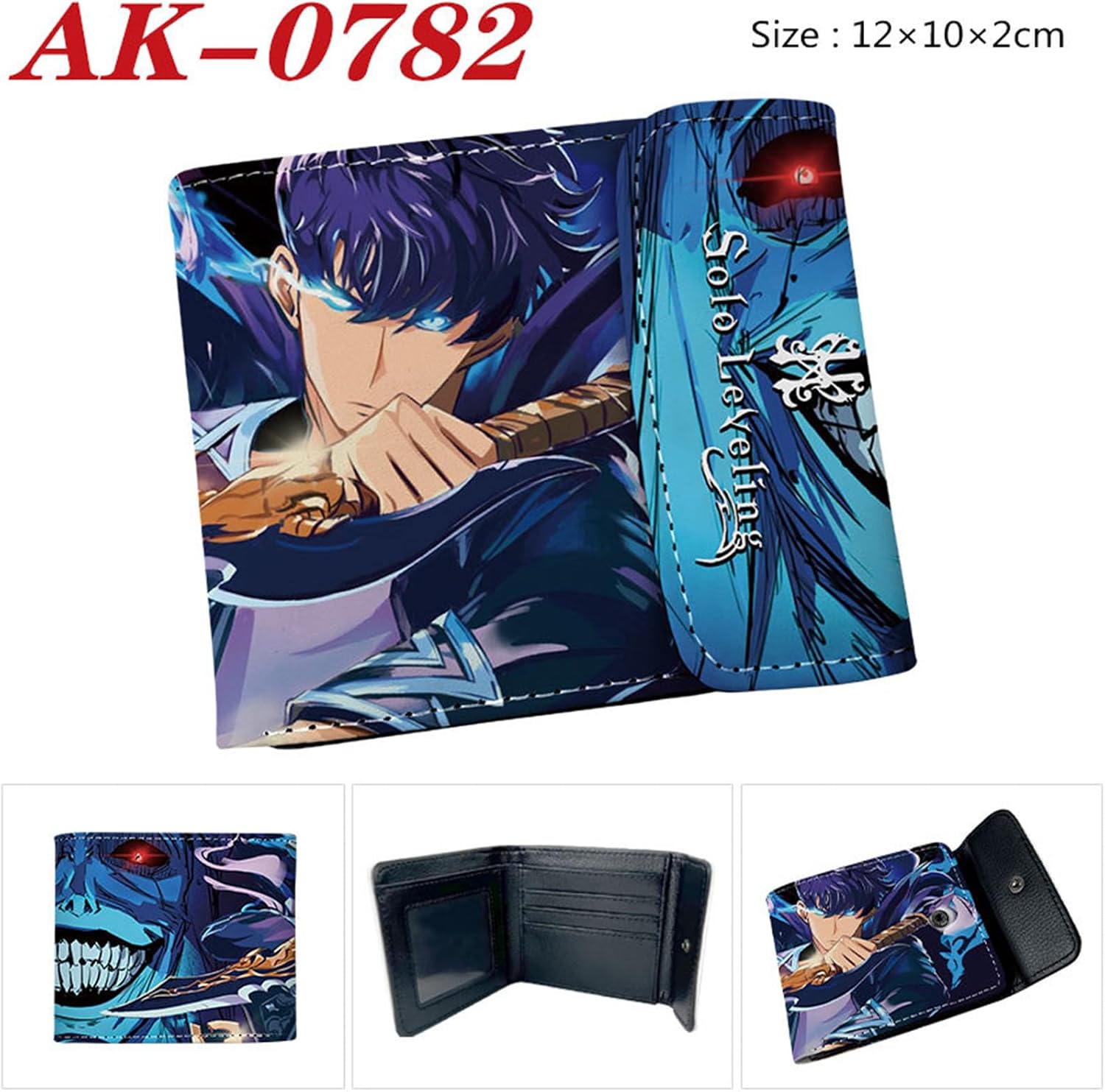 ISaikoy Anime Solo Leveling Wallet Bifold Credit Card Case Passport ID Card Holder 2 image 4