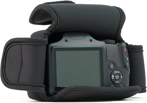 Miniatura 9 de MegaGear Funda de neopreno ultra ligera para cámara con mosquetón para cámaras digitales Canon PowerShot SX540 HS, SX530 HS, Canon PowerShot SX420