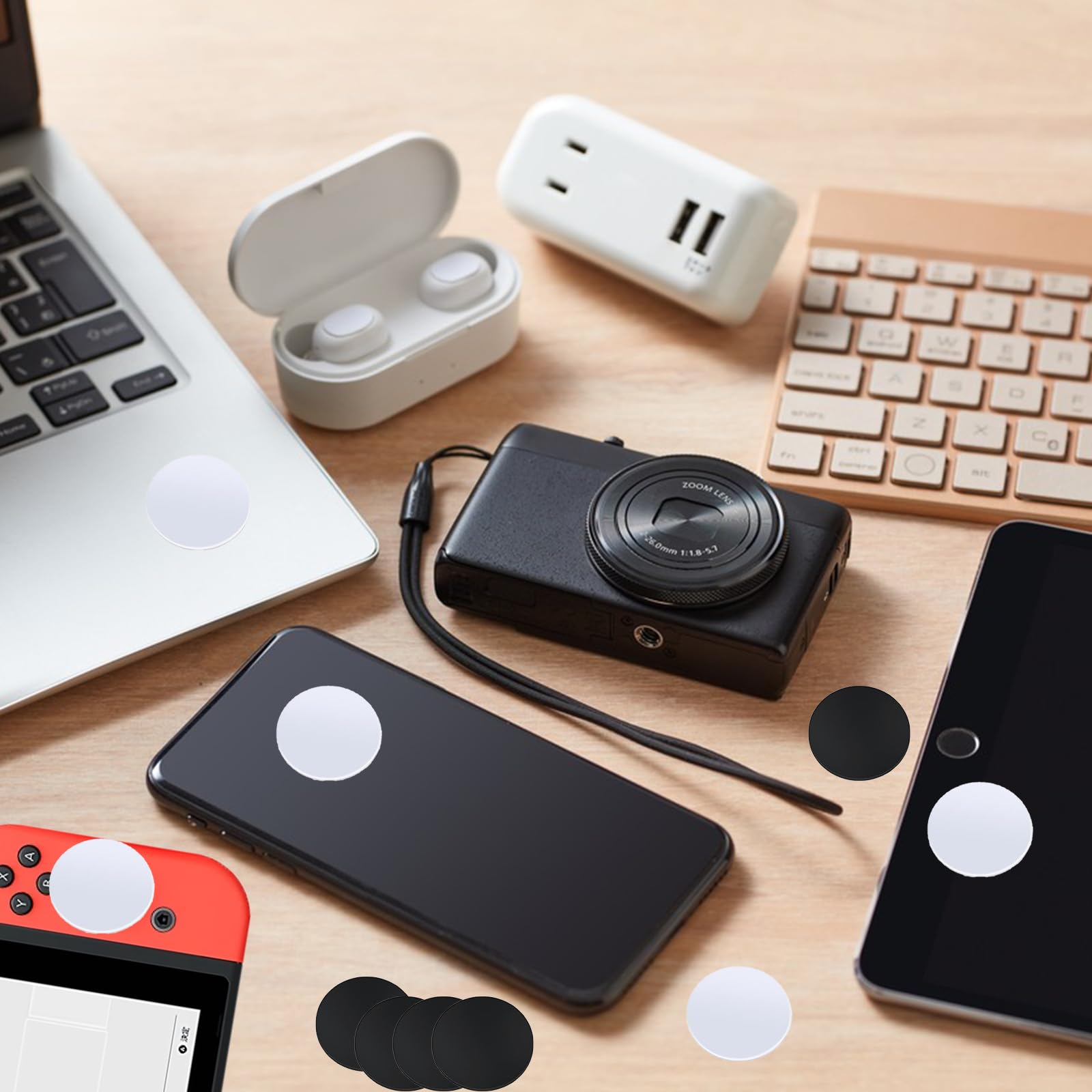 50 Cartes NFC NTAG215 Noires - 540 Octets, Compatible IPhone/Android, Pour Automatisation