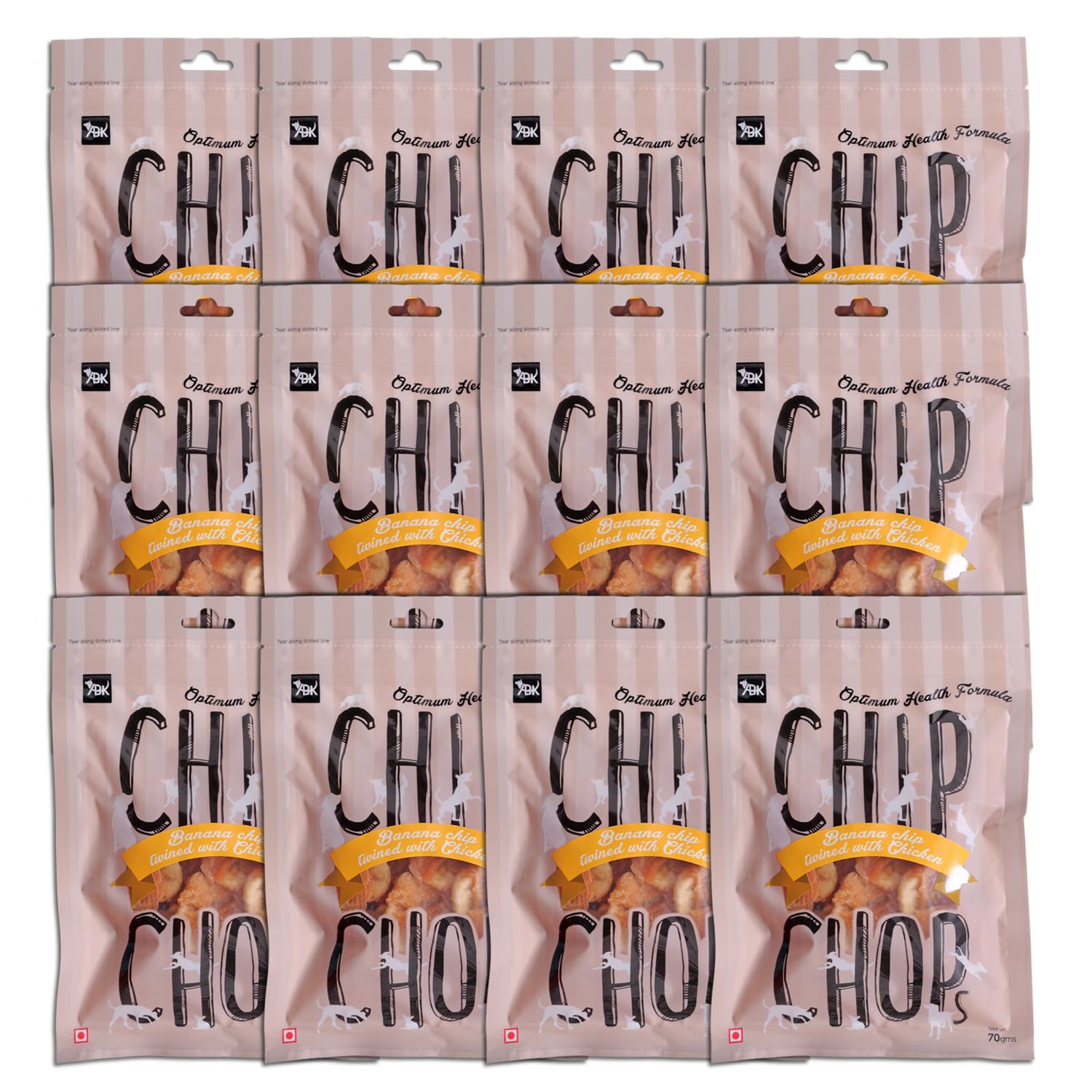 Chip Chops Banana and Chicken Dog Treat High in Protein, Easy to Digest Used as Snacks or Rewards (Pack of 12) 70 g (B07RB62F18) Amazon Price History, Amazon Price Tracker