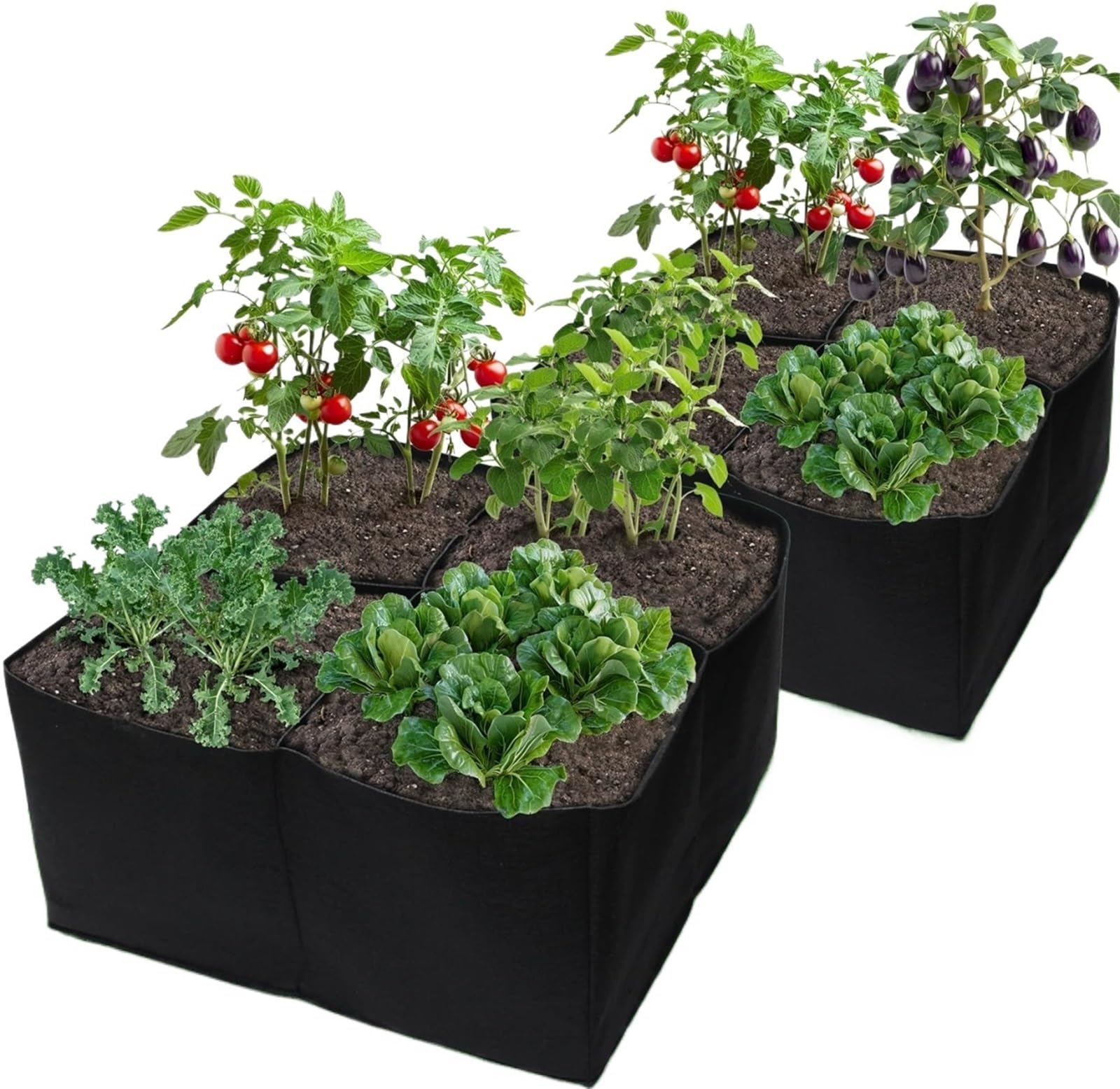 Camas de jardín elevadas tela para huerto en terrazas contenedor de cultivo sin obras