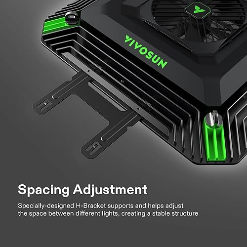 Miniatura 2 de VIVOSUN AeroLight - Barra en H expandible, soporte en H ajustable para conexión de múltiples luces