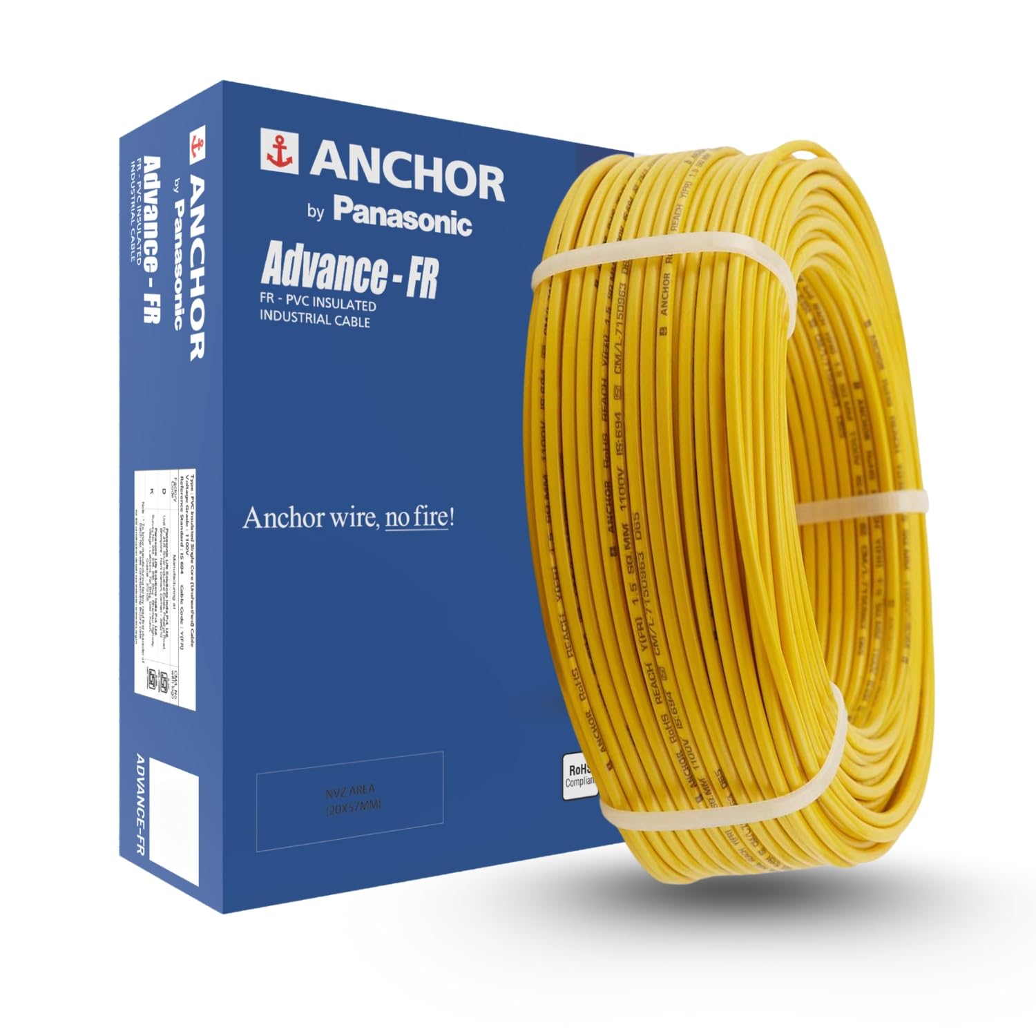 Anchor Red Electrical Wire - 45m Roll -9