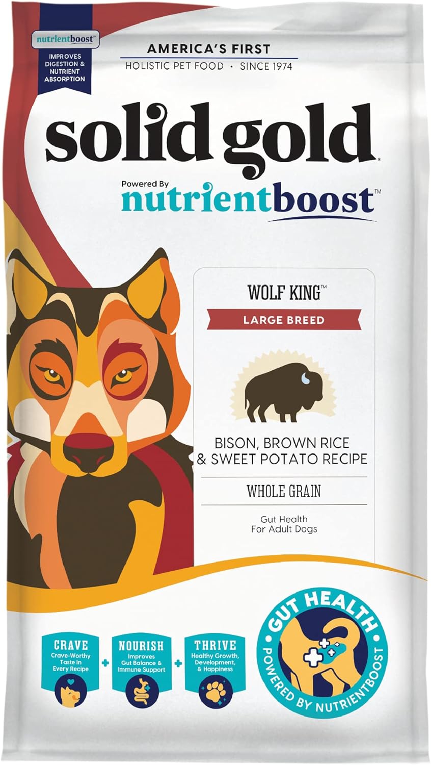Solid Gold Nutrientboost Wolf King Large Breed Dog Food