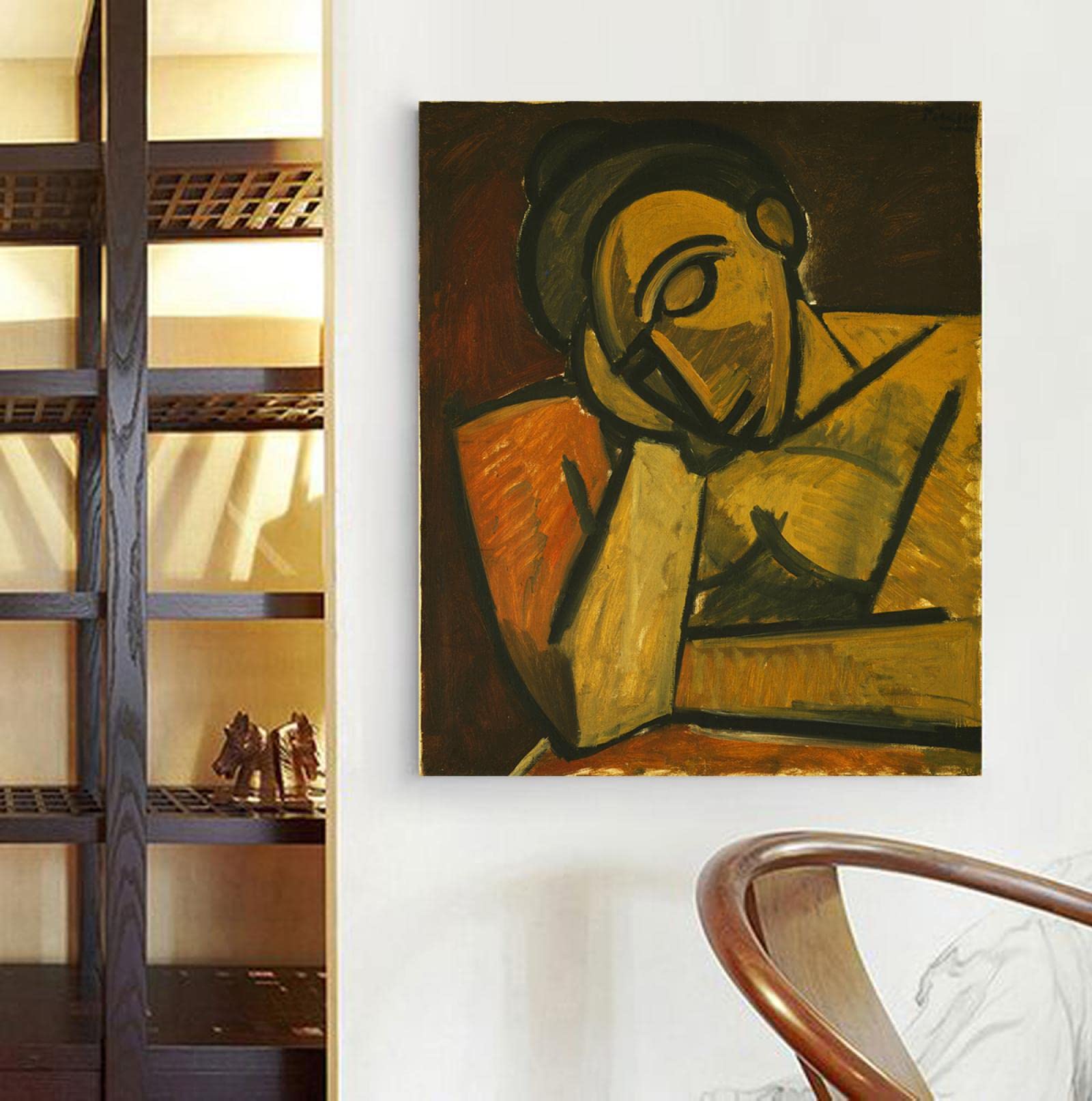 【額縁付き】A2 ポスター ピカソ 4 Amazon｜ピカソ額縁入りウォールアート写真有名な絵画ポスター