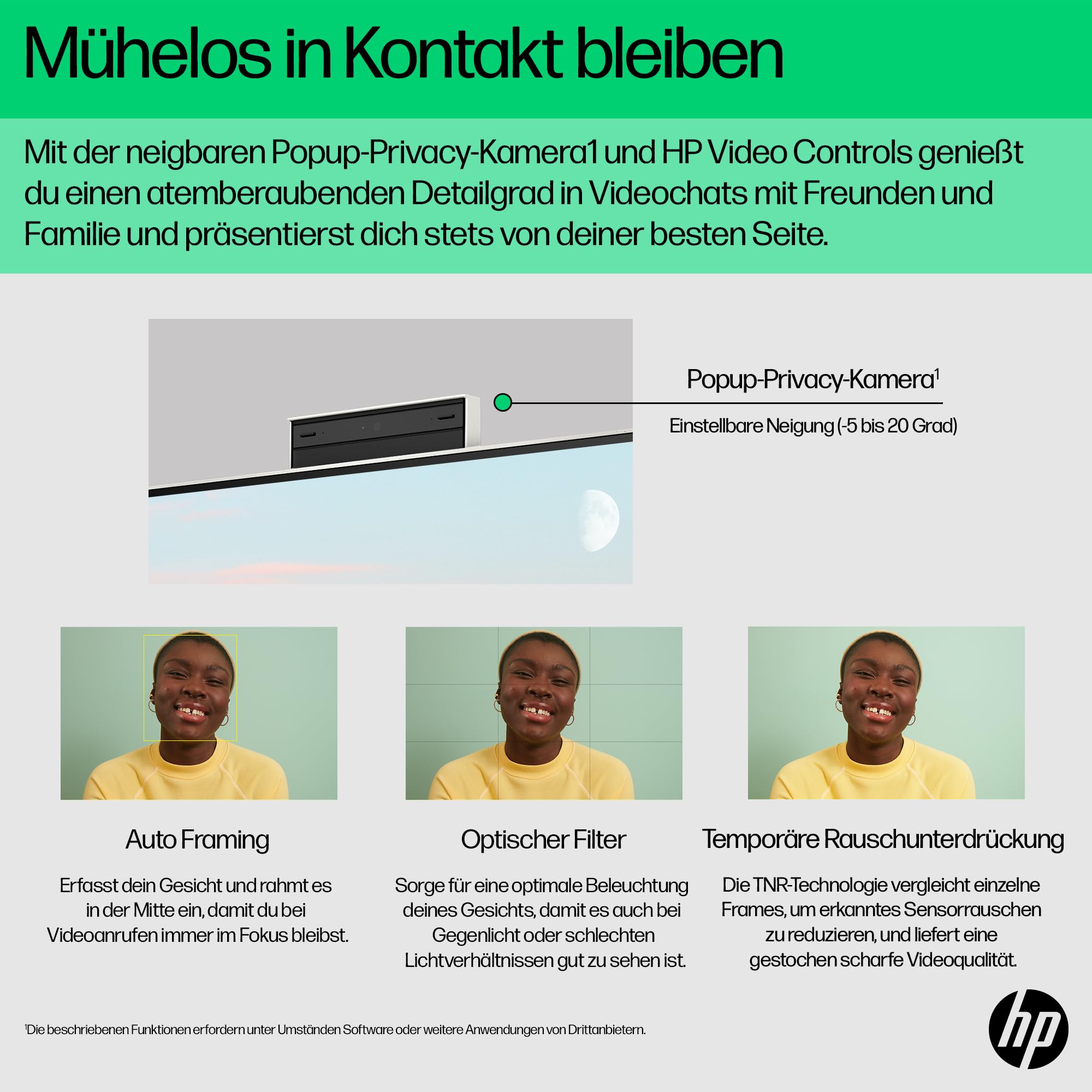HP All-in-One PC | 23,8" FHD-Display | Intel Core i5-1335U | 16 GB DDR4 RAM | 512 GB SSD | Intel Iris Xe-Grafikkarte | Windows 11 Home | Weiß