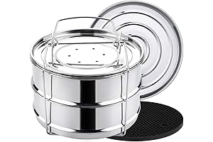 Aozita Stackable Instant Pot Insert Pans: The Ultimate Accessory for Mini Instant Pots (3 qt)