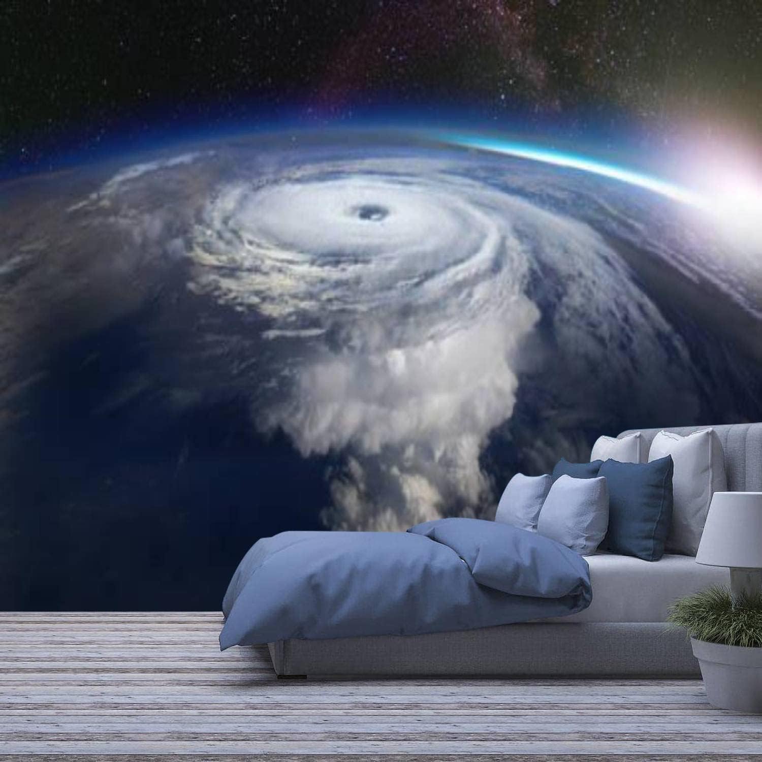 Papier Peint Photo 3D Univers pour Créer une Ambiance Relaxante dans la Chambre d'Enfant