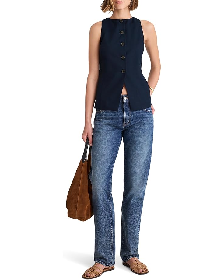 Madewell Crewneck Cutaway Vest - Tencel Twill - #4 of 4