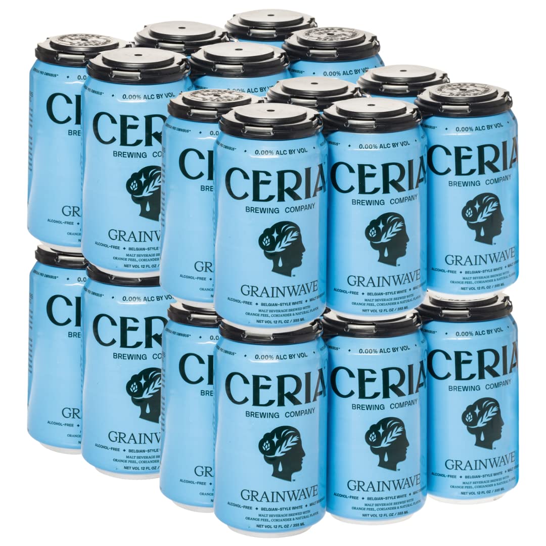 Ceria Brewing, Grainwave Alcohol-Free Belgian White, 12oz (24 pack)