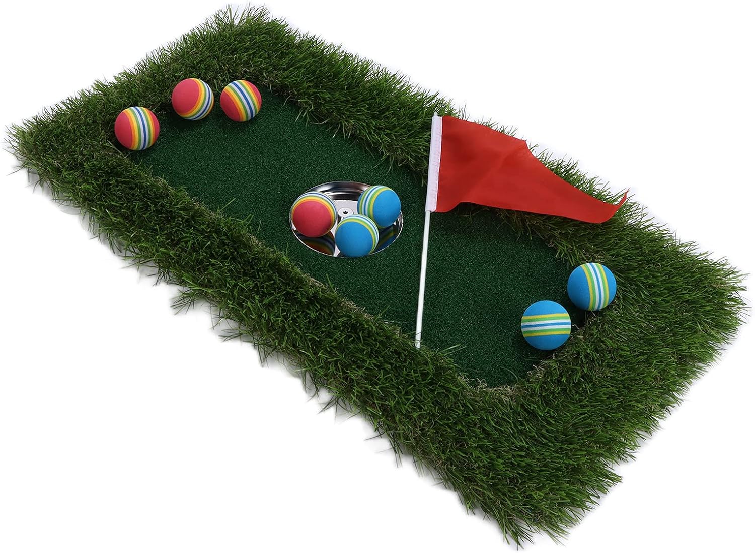 Golf Floating Putting Green Practice Mat 30x60cm Mini Indoors Outdoor Golf Carpet Mat