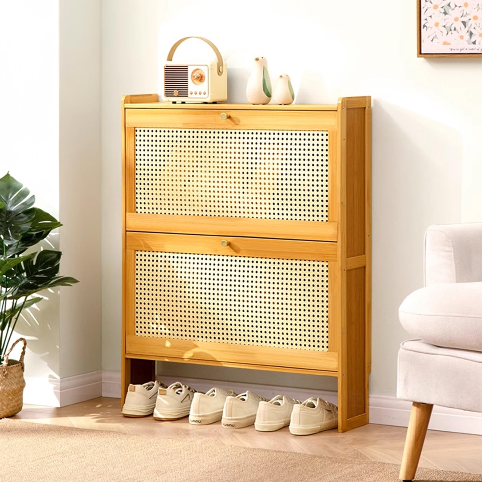 Rangement chaussures pour entrée et couloir accueillant
