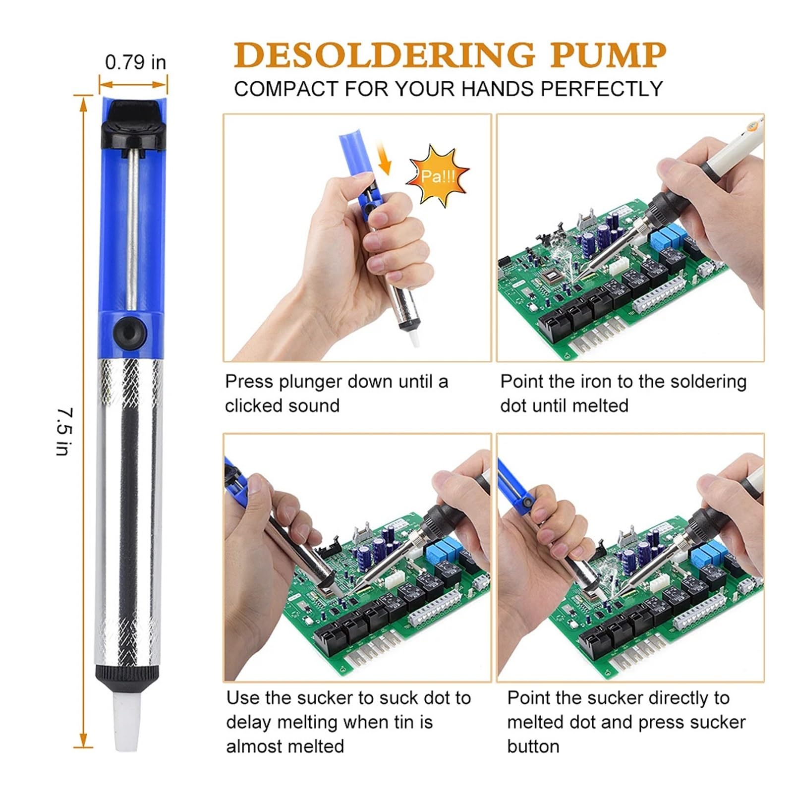Kit De Soldador Eléctrico Temperatura Ajustable, Estación Reparación Soldadura 80W Con Herramientas Multímetro Calentamiento Preciso(Black KIT2)