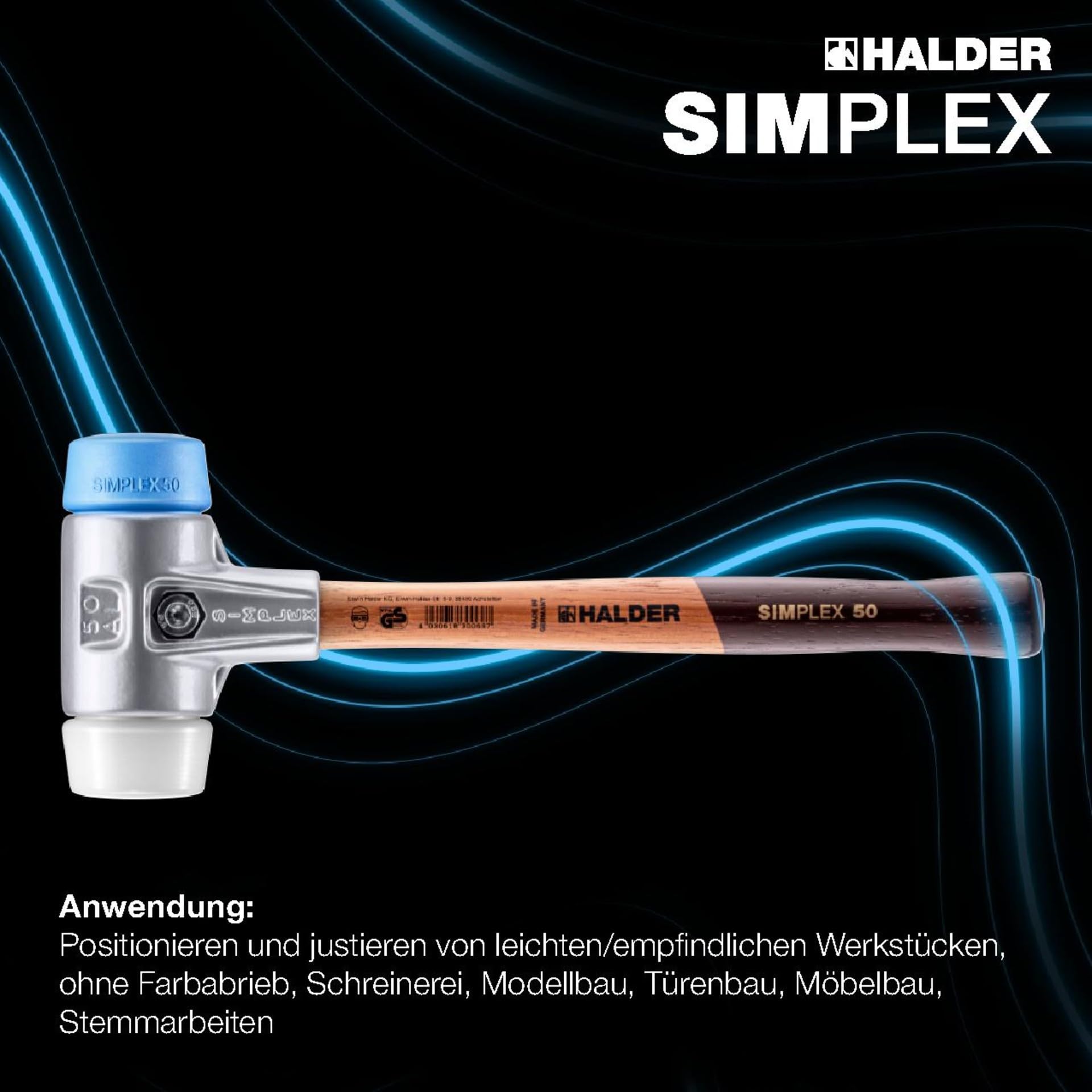 HALDER Aktionsbox Dreamteam Innenausbau SIMPLEX-Schonhammer TPE-soft Superplastik SECURAL-Schonhammer 3117s003