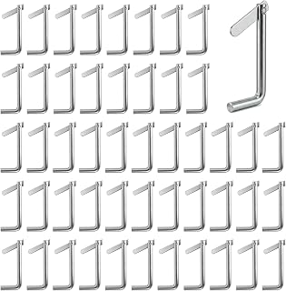 Scaffolding Toggle Pins, 50 PCS Coupling Locking Pins Galvanized Steel, Locking Equipment Accessories for Frames Construction Architecture Furniture Assembly Home DIY Projects
